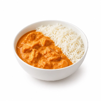 Food 4 Fitness Mild Butter Chicken Curry Basmati Rice 250g
