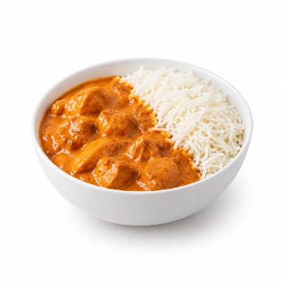 Food 4 Fitness Mild Butter Chicken Curry Basmati Rice 350g