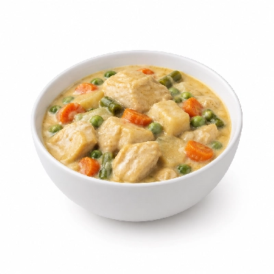 Food 4 Fitness Mild Korma Chicken Curry Seasonal Mix Veg 450g