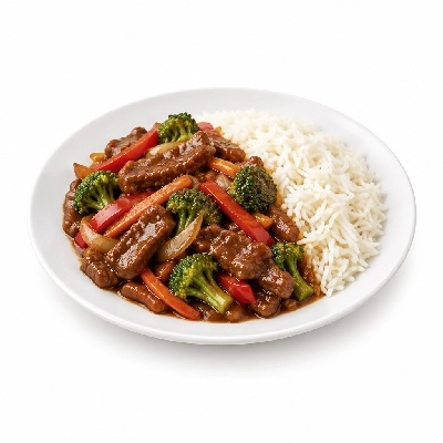 Food 4 Fitness Mongolian Beef Hot Pot Stir Fry Basmati Rice 250g