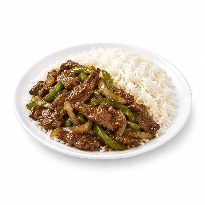 Food 4 Fitness Mongolian Beef Hot Pot Stir Fry Basmati Rice 450g