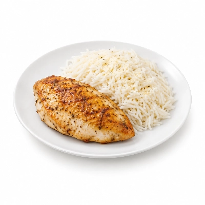 Food 4 Fitness Oven Roasted Chicken Breast with Parmesan Basmati Rice 250g