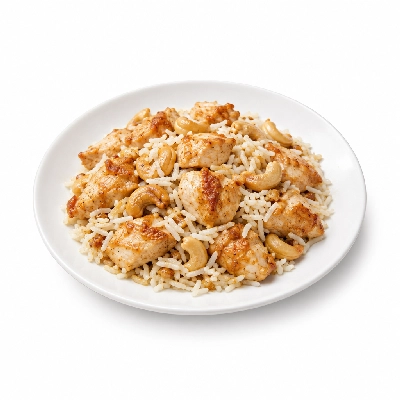 Food 4 Fitness Stir Fry Chicken & Cashew Nut Basmati Rice 450g