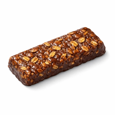 Formulated bar high fiber chewy oats and chocolate