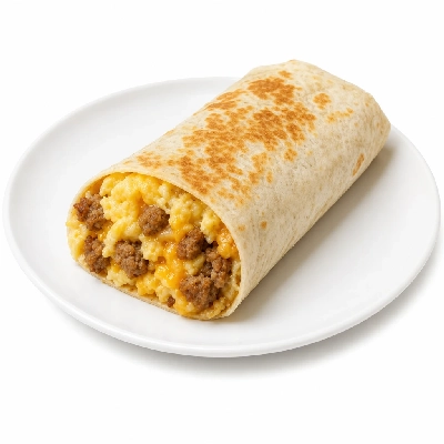 Fosters Freeze Breakfast Burrito with Sausage
