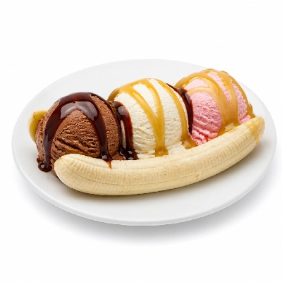 Fosters Freeze Ice Cream Banana Split