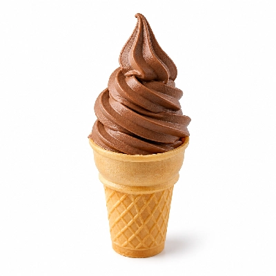 Fosters Freeze Ice Cream Chocolate Soft Serve Cone Large