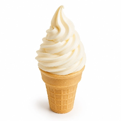 Fosters Freeze Ice Cream Vanilla Soft Serve Cone Large