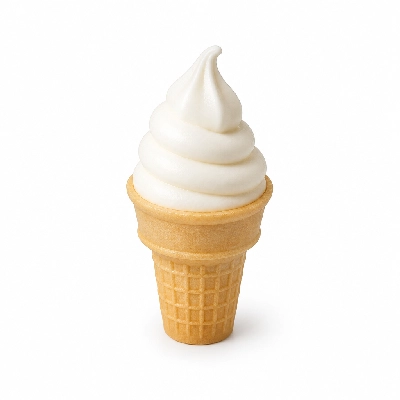 Fosters Freeze Ice Cream Vanilla Soft Serve Cone Small