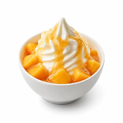 Fosters Freeze Sundaes Peach