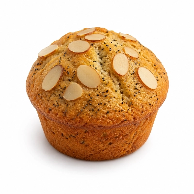 Fresh Choice Bakery Almond Poppyseed Muffin