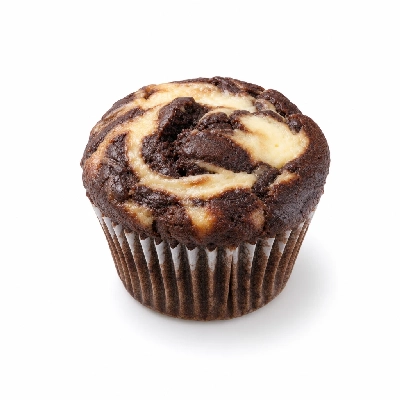 Fresh Choice Bakery Chocolate Cheesecake Swirl Muffin
