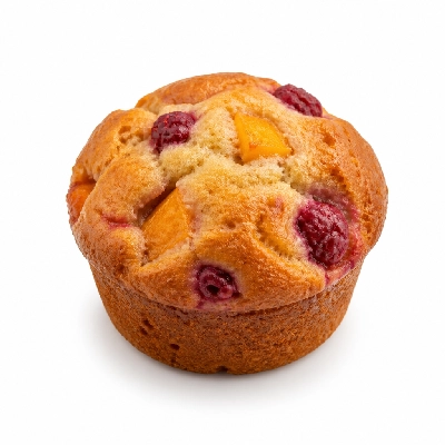 Fresh Choice Bakery Raspberry Peach Muffin