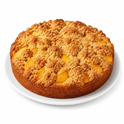 Fresh Choice Desserts Peach Streusel Cake