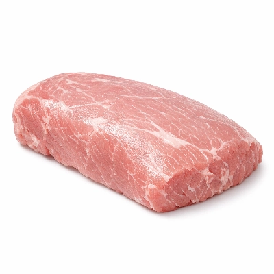 Fresh Raw Pork Loin Blade, Chops or Roasts, Boneless, Separable Lean Only