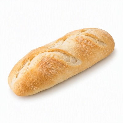 FRESHdirect Bakery White Bread Semolina Plain Demi-Baguette