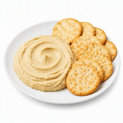 FRESHdirect Dairy Tribe All Natural Hummus & Crackers Classic Flavor