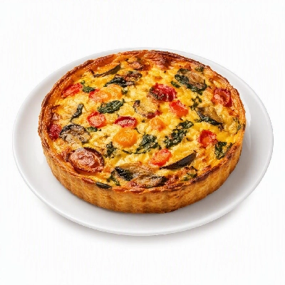 FRESHdirect Deli Roasted Southwestern Veggie Quiche