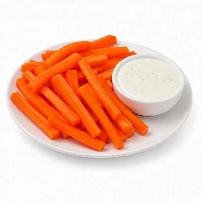 FRESHdirect Earthbound Farm Vegetables Carrot Dippers with Ranch Dip