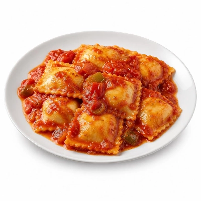 FRESHdirect Heat & Eat Cheese Ravioli with Tomato Sauce Vegetables