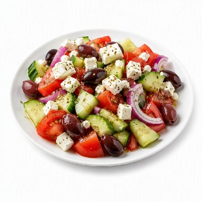 FRESHdirect Heat & Eat Lunch Options Greek Salad with Kalamata Olive Dressing