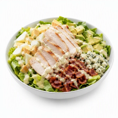 FRESHdirect Heat & Eat Lunch Options Turkey Cobb Salad with Dressing