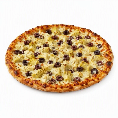 FRESHdirect Heat & Eat Thin-Crust Pizzas Fire-Grilled Focaccia Artichoke and Olive Frozen