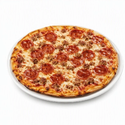 FRESHdirect Heat & Eat Thin-Crust Pizzas Grilled Sweet Italian Sausage Pepperoni Frozen