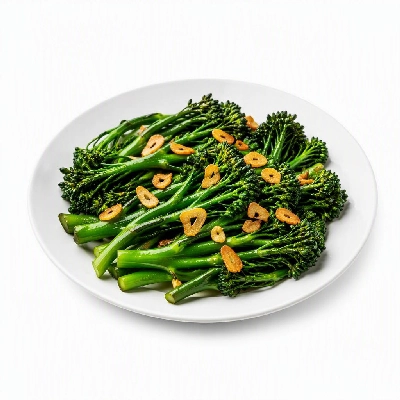 FRESHdirect Heat & Eat Vegetable Sides Broccolini with Garlic Chips
