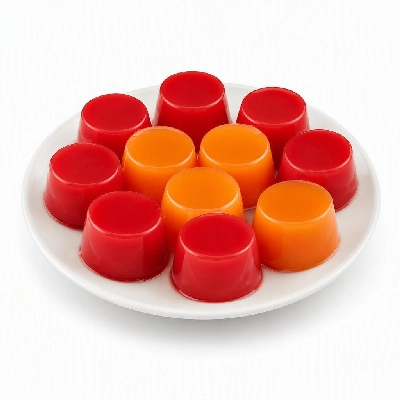 FRESHdirect Jell-O Dairy Strawberry & Orange Gelatin Snacks
