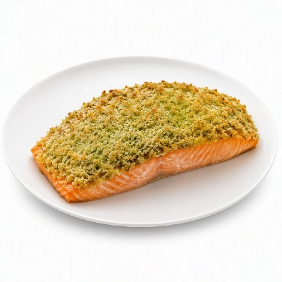 FRESHdirect Ready to Cook Fish Wasabi Pea and Panko Crusted Salmon