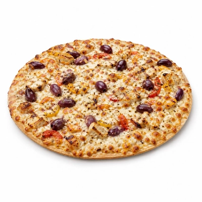 FRESHdirect Ready to Cook Thin-Crust Pizzas Grilled Kalamata Olive Frozen