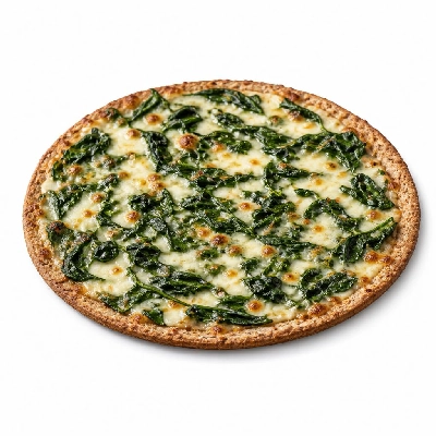 FRESHdirect Ready to Cook Thin-Crust Pizzas Spinach with Whole-Wheat Crust (Made with Part-Skim Mozzarella) Frozen