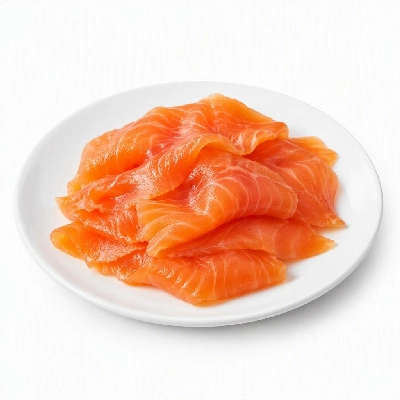FRESHdirect Saint James Scotch Reserve Deli Pastrami Sliced Smoked Salmon