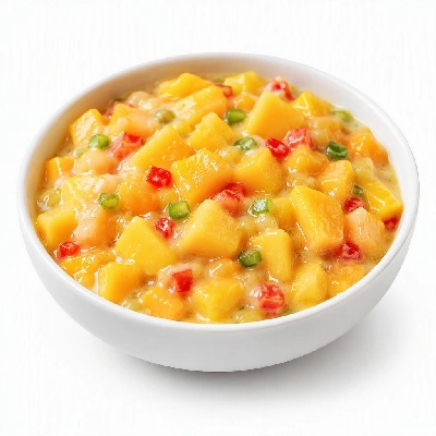 FRESHdirect Santa Barbara Dairy Mango & Peach Salsa