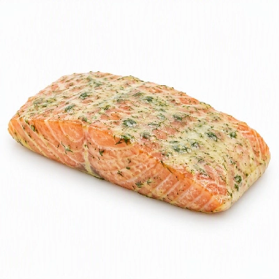 FRESHdirect Seafood Chef-Prepped Fish Farm-Raised Lemon-Dill Salmon