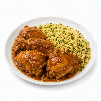 FRESHdirect Smart & Simple 4 Minute Meals Moroccan Chicken with Herbed Couscous