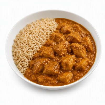 FRESHdirect Smart & Simple 4 Minute Meals Spicy Massaman Chicken Curry with Brown Basmati Rice