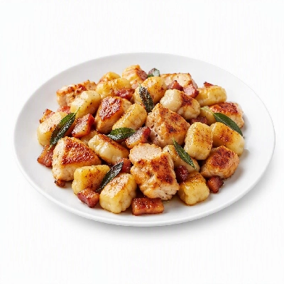 FRESHdirect Terrance Brennan 4 Minute Meals Chicken with Pancetta Sage & Gnocchi