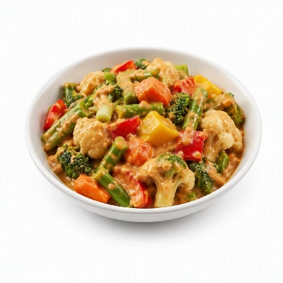 FRESHdirect Vegetables Vegetarian Entrees Coconut Peanut Sauce
