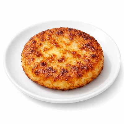 Fried cheese patty