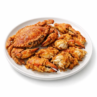 Fried crab