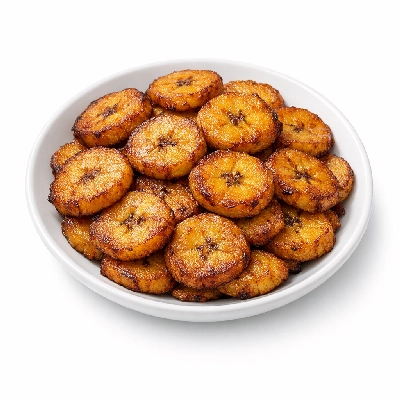Fried green plantains