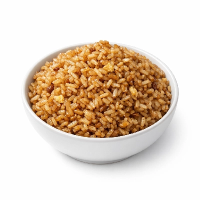 Fried rice with soy sauce