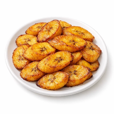 Fried yellow plantains