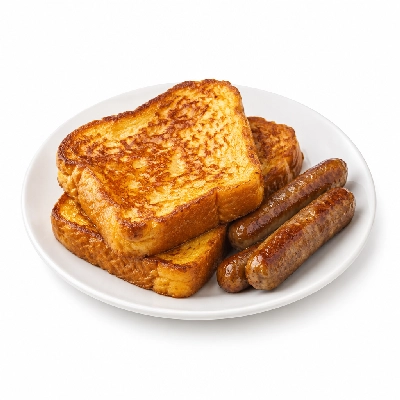 Friendly's Breakfast Classics Brioche French Toast with Sausage