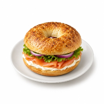 Friendly's Breakfast Supermelts Bagel Toasted
