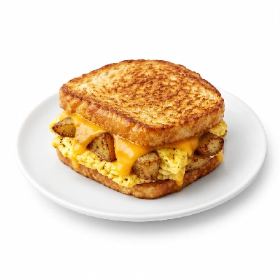 Friendly's Breakfast Supermelts Egg & Cheese with Grilled Potatoes