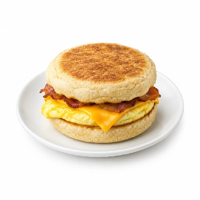 Friendly's Breakfast Supermelts English Muffin Toasted