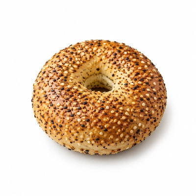 Friendly's Build Your Own Breakfast Supermelt Bread Everything Bagel Toasted